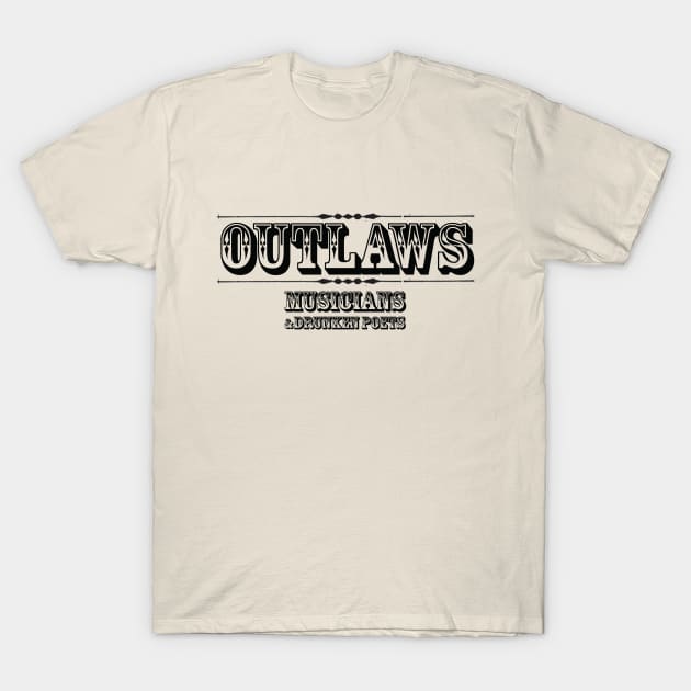 Outlaws T-Shirt by Gabeleonardart